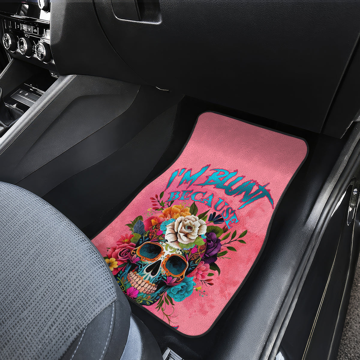 I'm Blunt Because God Rolled Me Car Mats - Wonder Print Shop