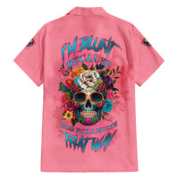 I'm Blunt Because God Rolled Me Family Matching Off Shoulder Maxi Dress and Hawaiian Shirt - Wonder Print Shop