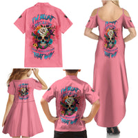 I'm Blunt Because God Rolled Me Family Matching Summer Maxi Dress and Hawaiian Shirt - Wonder Print Shop
