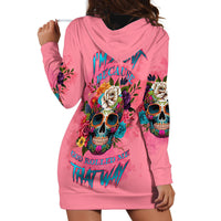 I'm Blunt Because God Rolled Me Hoodie Dress - Wonder Print Shop