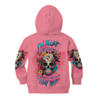 I'm Blunt Because God Rolled Me Kid Hoodie - Wonder Print Shop