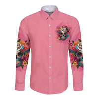 I'm Blunt Because God Rolled Me Long Sleeve Button Shirt - Wonder Print Shop