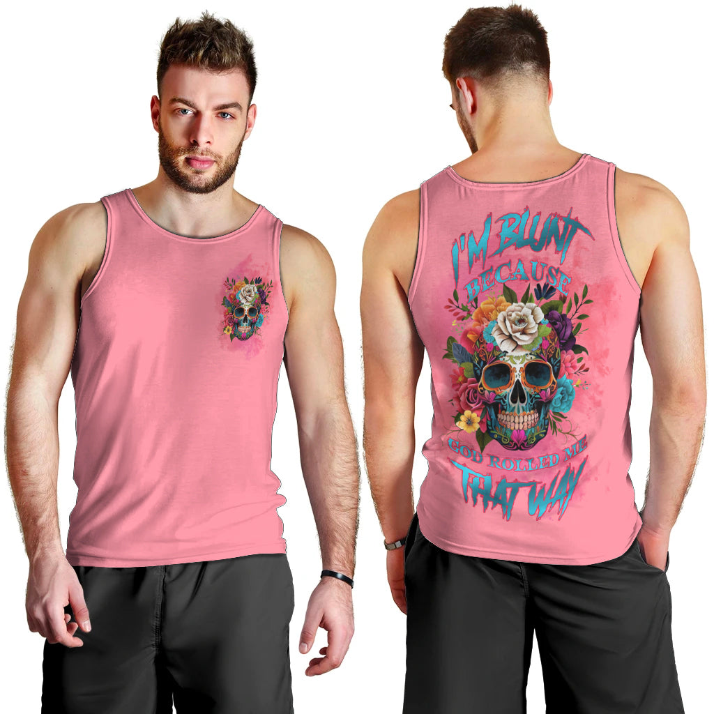 I'm Blunt Because God Rolled Me Men Tank Top - Wonder Print Shop