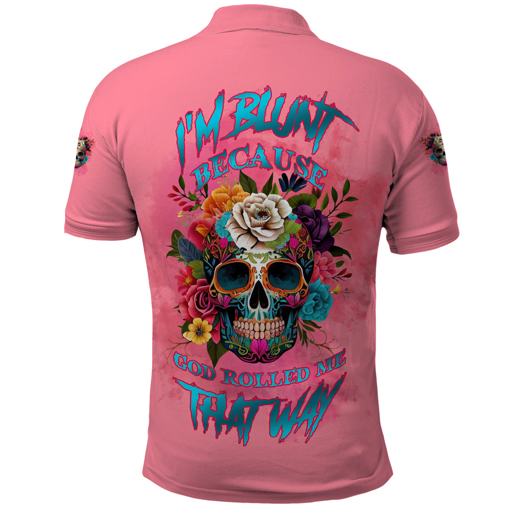 I'm Blunt Because God Rolled Me Polo Shirt - Wonder Print Shop