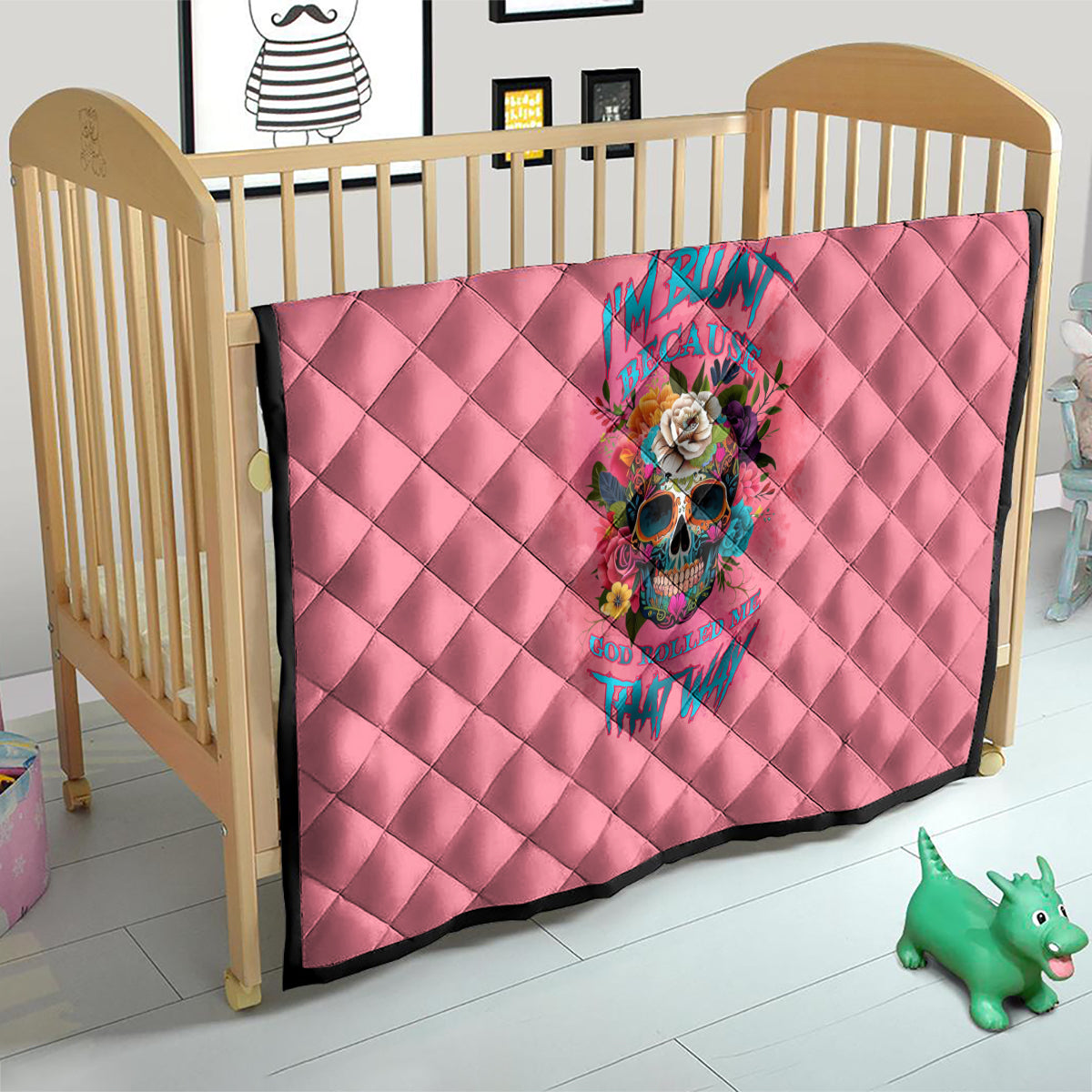 I'm Blunt Because God Rolled Me Quilt - Wonder Print Shop