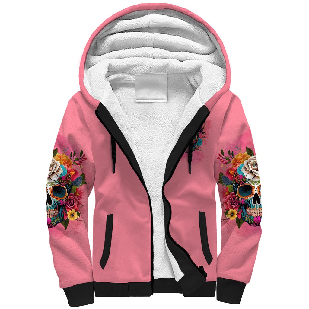 I'm Blunt Because God Rolled Me Sherpa Hoodie - Wonder Print Shop