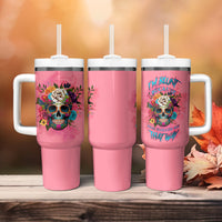I'm Blunt Because God Rolled Me Tumbler With Handle - Wonder Print Shop