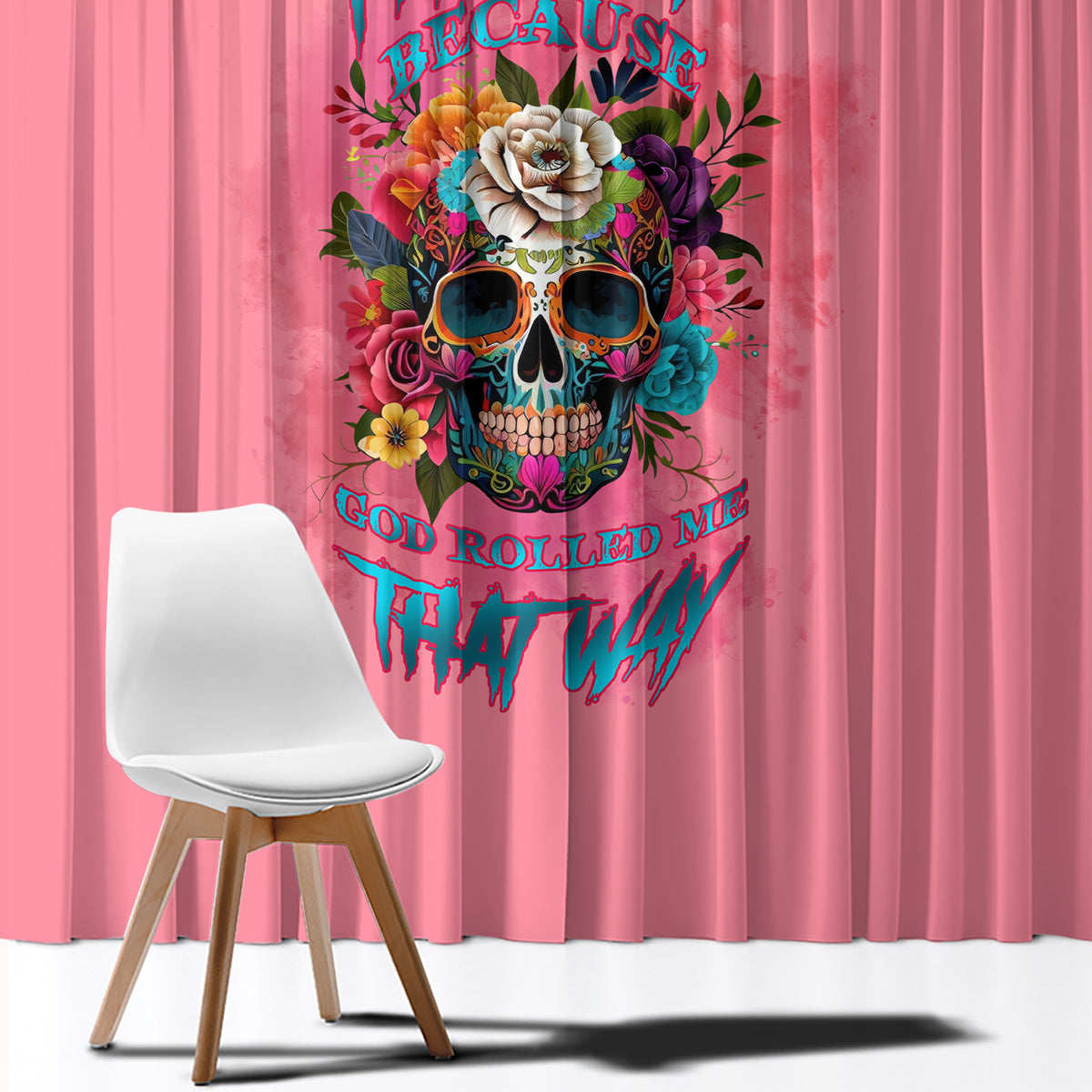 I'm Blunt Because God Rolled Me Window Curtain - Wonder Print Shop