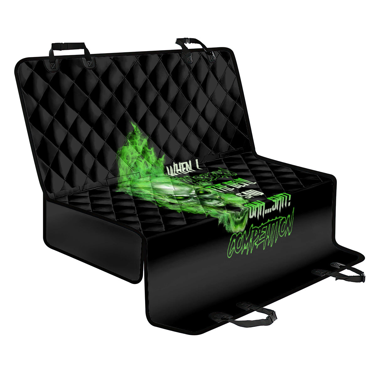 When I Was Born Skull Back Car Seat Cover - Wonder Print Shop