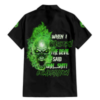 When I Was Born Skull Family Matching Mermaid Dress and Hawaiian Shirt - Wonder Print Shop