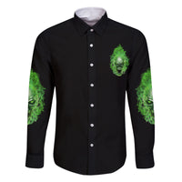 When I Was Born Skull Family Matching Off Shoulder Short Dress and Hawaiian Shirt - Wonder Print Shop