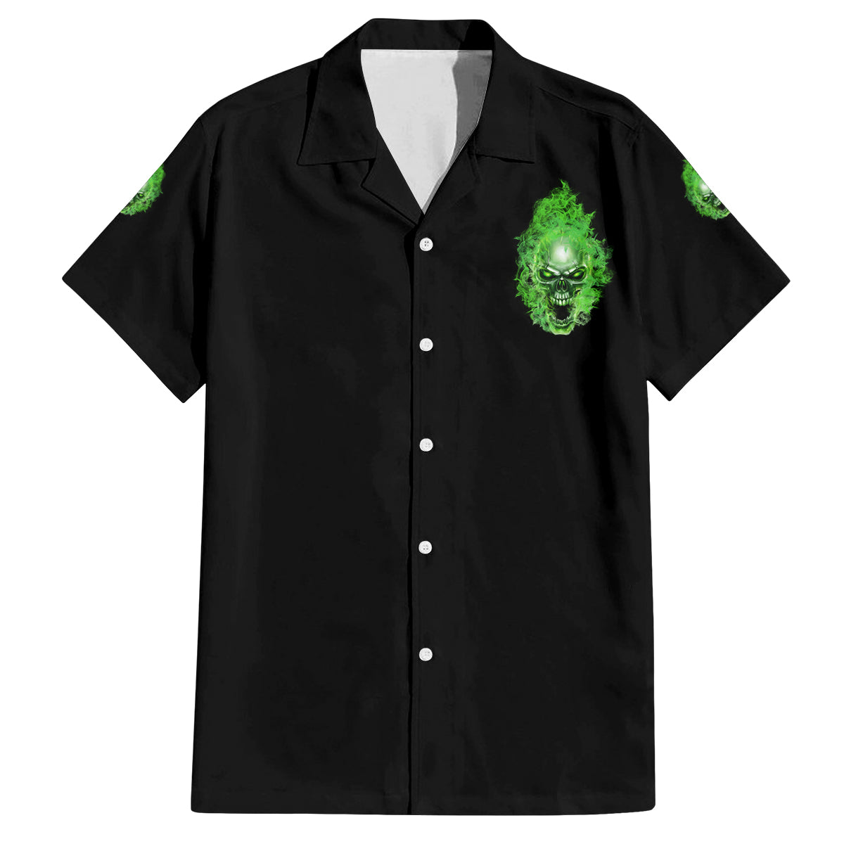 When I Was Born Skull Family Matching Puletasi Dress and Hawaiian Shirt - Wonder Print Shop