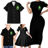 When I Was Born Skull Family Matching Short Sleeve Bodycon Dress and Hawaiian Shirt - Wonder Print Shop