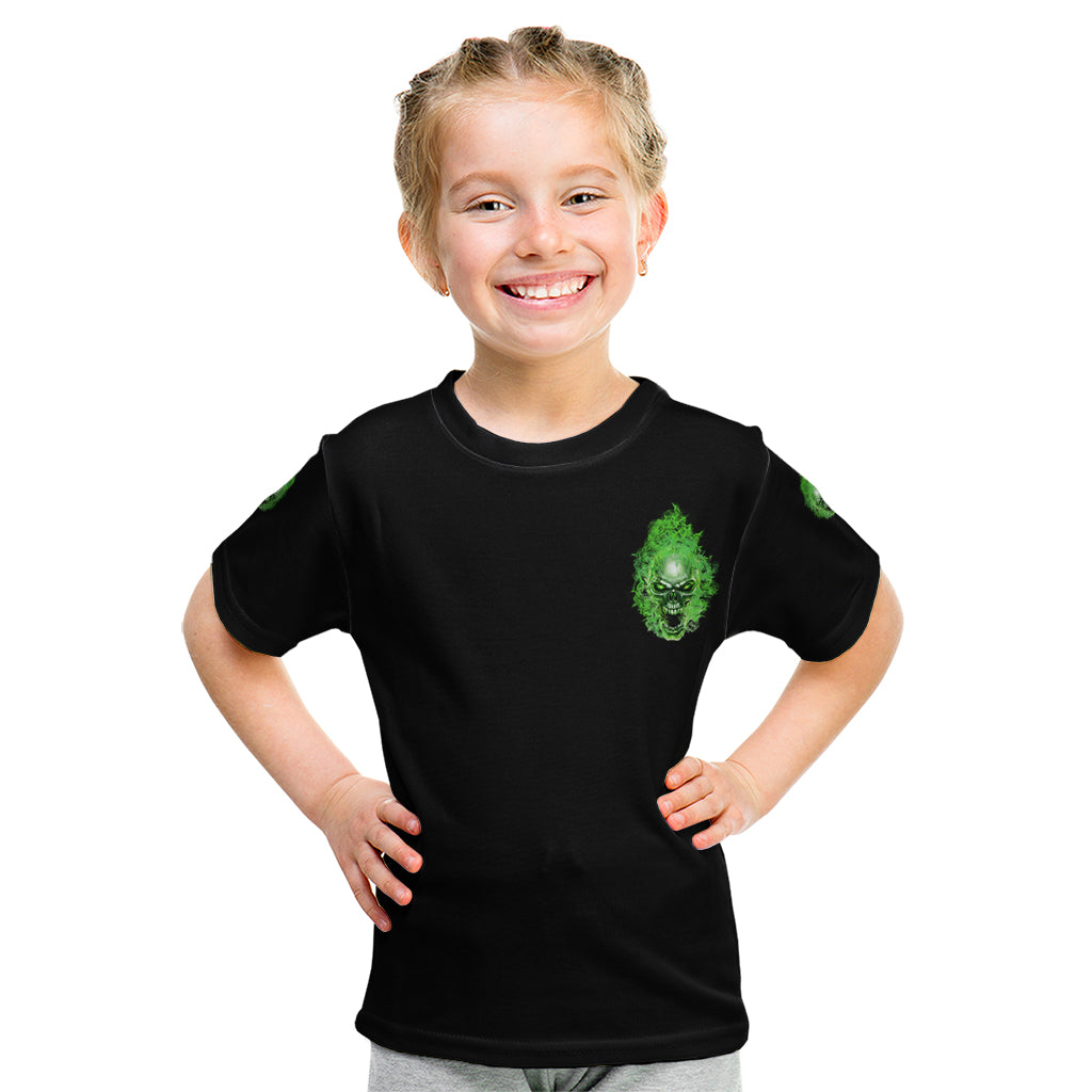 When I Was Born Skull Kid T Shirt - Wonder Print Shop