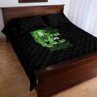 When I Was Born Skull Quilt Bed Set - Wonder Print Shop