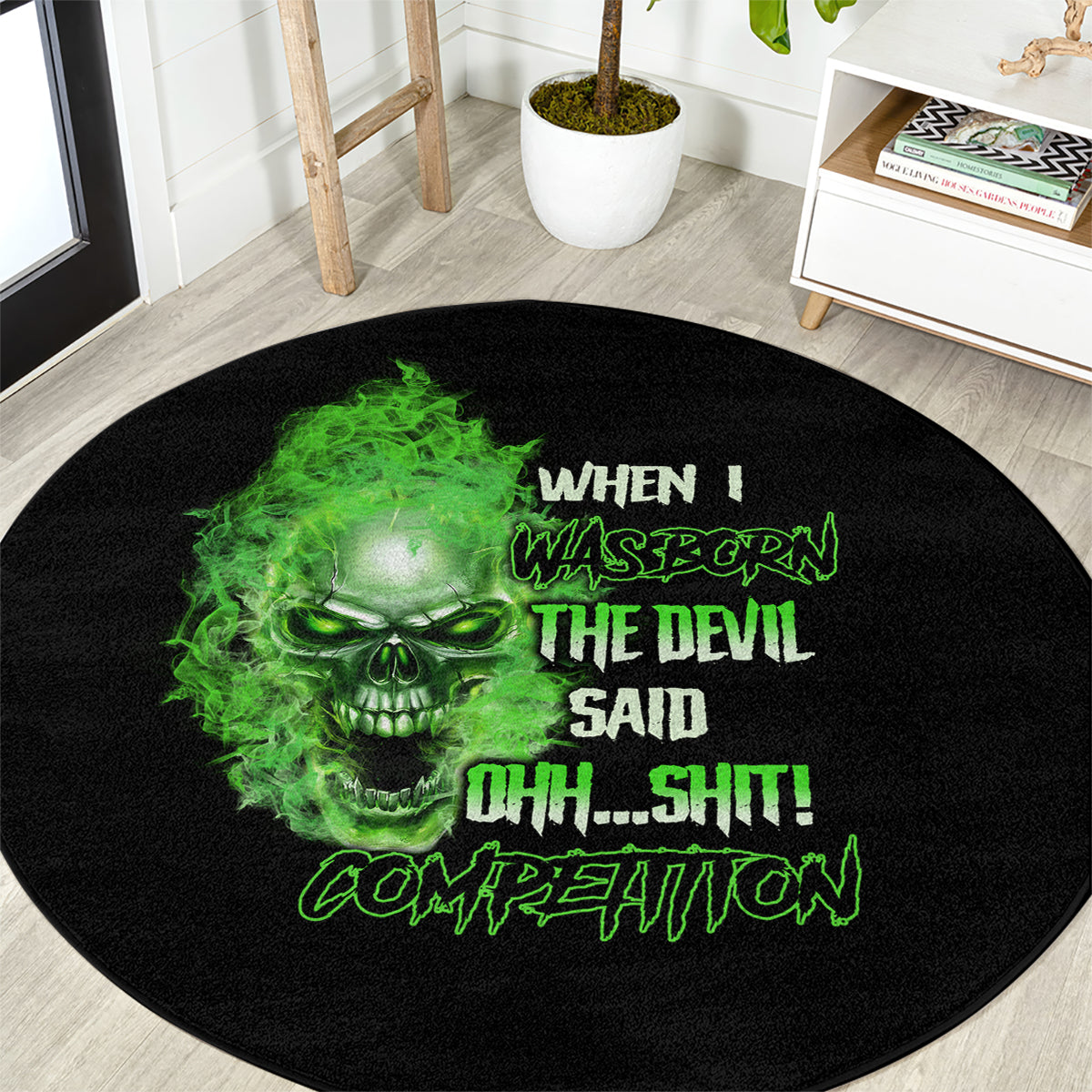when-i-was-born-skull-round-carpet
