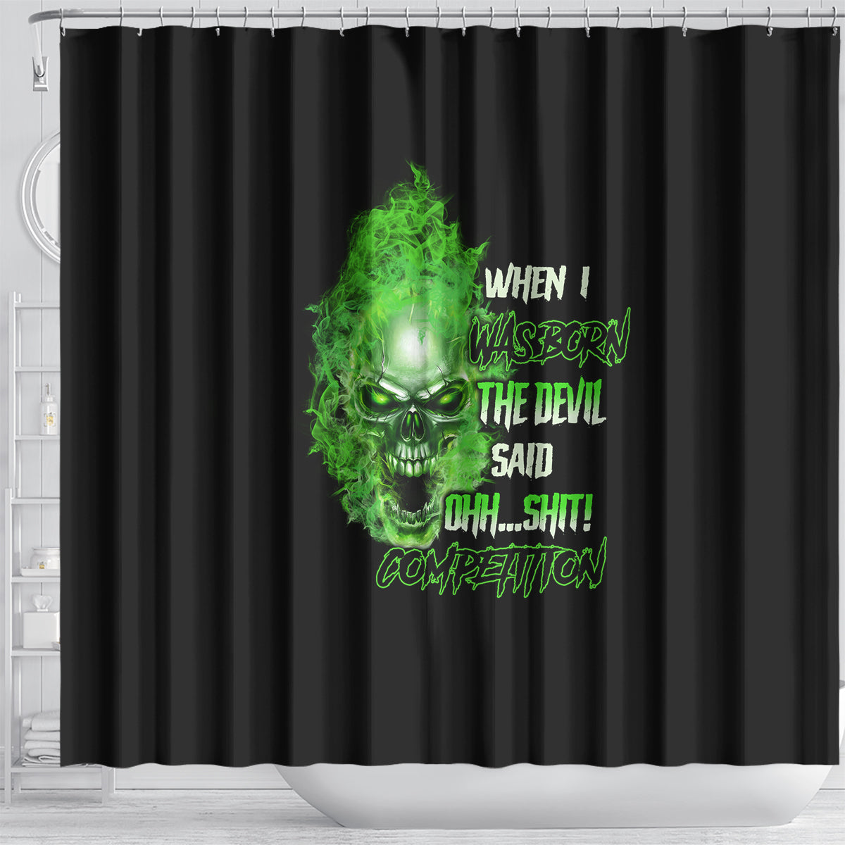 when-i-was-born-skull-shower-curtain
