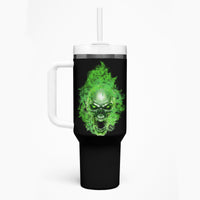 When I Was Born Skull Tumbler With Handle - Wonder Print Shop