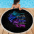The Good Girl In Me Got Tired Skull Witch Halloween Beach Blanket - Wonder Print Shop