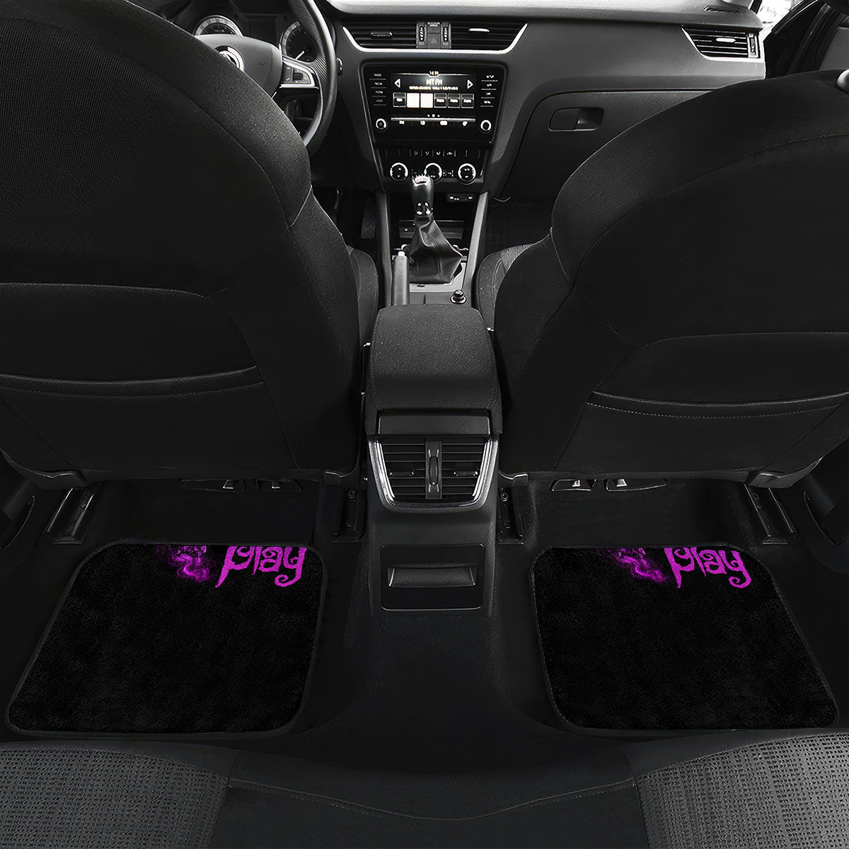 The Good Girl In Me Got Tired Skull Witch Halloween Car Mats - Wonder Print Shop