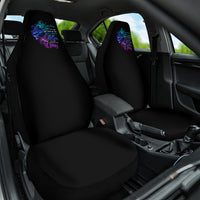 The Good Girl In Me Got Tired Skull Witch Halloween Car Seat Cover - Wonder Print Shop