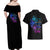 The Good Girl In Me Got Tired Skull Witch Halloween Couples Matching Off Shoulder Maxi Dress and Hawaiian Shirt - Wonder Print Shop