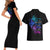The Good Girl In Me Got Tired Skull Witch Halloween Couples Matching Short Sleeve Bodycon Dress and Hawaiian Shirt - Wonder Print Shop