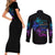The Good Girl In Me Got Tired Skull Witch Halloween Couples Matching Short Sleeve Bodycon Dress and Long Sleeve Button Shirt - Wonder Print Shop
