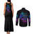 The Good Girl In Me Got Tired Skull Witch Halloween Couples Matching Tank Maxi Dress and Long Sleeve Button Shirt - Wonder Print Shop