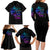 The Good Girl In Me Got Tired Skull Witch Halloween Family Matching Long Sleeve Bodycon Dress and Hawaiian Shirt - Wonder Print Shop