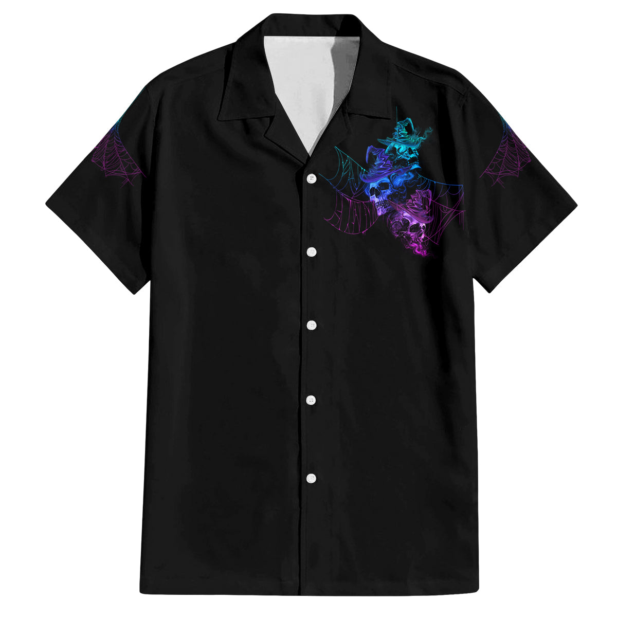 The Good Girl In Me Got Tired Skull Witch Halloween Family Matching Long Sleeve Bodycon Dress and Hawaiian Shirt - Wonder Print Shop