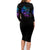 The Good Girl In Me Got Tired Skull Witch Halloween Family Matching Long Sleeve Bodycon Dress and Hawaiian Shirt - Wonder Print Shop