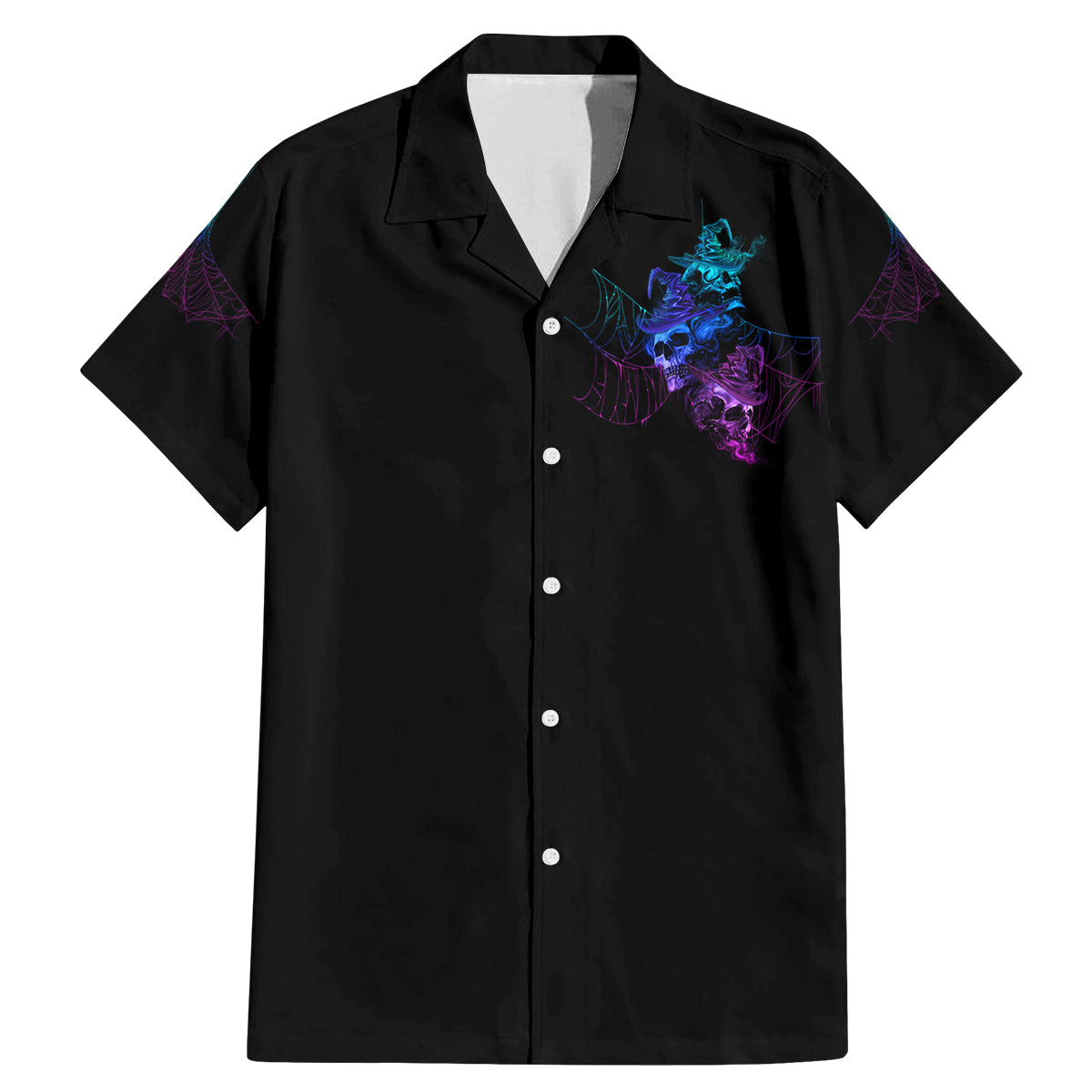 The Good Girl In Me Got Tired Skull Witch Halloween Family Matching Mermaid Dress and Hawaiian Shirt - Wonder Print Shop