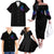 The Good Girl In Me Got Tired Skull Witch Halloween Family Matching Off Shoulder Long Sleeve Dress and Hawaiian Shirt - Wonder Print Shop