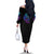 The Good Girl In Me Got Tired Skull Witch Halloween Family Matching Off Shoulder Long Sleeve Dress and Hawaiian Shirt - Wonder Print Shop