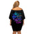The Good Girl In Me Got Tired Skull Witch Halloween Family Matching Off Shoulder Short Dress and Hawaiian Shirt - Wonder Print Shop