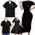 The Good Girl In Me Got Tired Skull Witch Halloween Family Matching Short Sleeve Bodycon Dress and Hawaiian Shirt - Wonder Print Shop