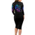The Good Girl In Me Got Tired Skull Witch Halloween Long Sleeve Bodycon Dress - Wonder Print Shop