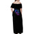 The Good Girl In Me Got Tired Skull Witch Halloween Off Shoulder Maxi Dress - Wonder Print Shop