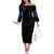 The Good Girl In Me Got Tired Skull Witch Halloween Off The Shoulder Long Sleeve Dress - Wonder Print Shop