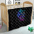 The Good Girl In Me Got Tired Skull Witch Halloween Quilt - Wonder Print Shop
