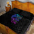 The Good Girl In Me Got Tired Skull Witch Halloween Quilt Bed Set - Wonder Print Shop