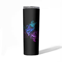The Good Girl In Me Got Tired Skull Witch Halloween Skinny Tumbler - Wonder Print Shop