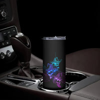 The Good Girl In Me Got Tired Skull Witch Halloween Skinny Tumbler - Wonder Print Shop