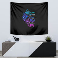 The Good Girl In Me Got Tired Skull Witch Halloween Tapestry - Wonder Print Shop