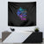 The Good Girl In Me Got Tired Skull Witch Halloween Tapestry - Wonder Print Shop