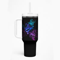 The Good Girl In Me Got Tired Skull Witch Halloween Tumbler With Handle - Wonder Print Shop