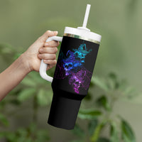 The Good Girl In Me Got Tired Skull Witch Halloween Tumbler With Handle - Wonder Print Shop