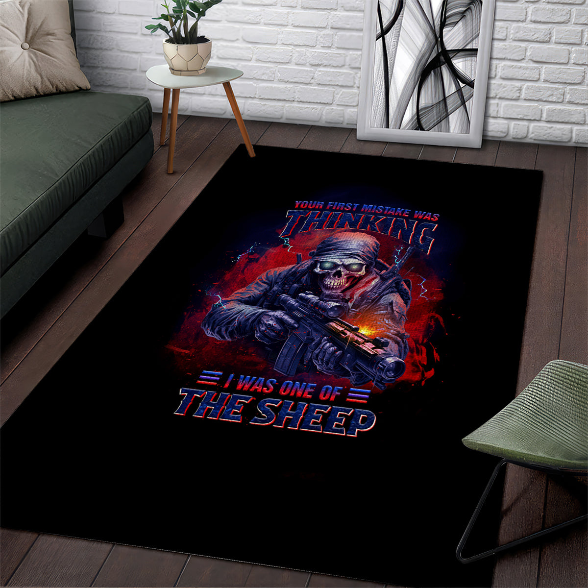 Your First Mistake Was Thinking Area Rug - Wonder Print Shop