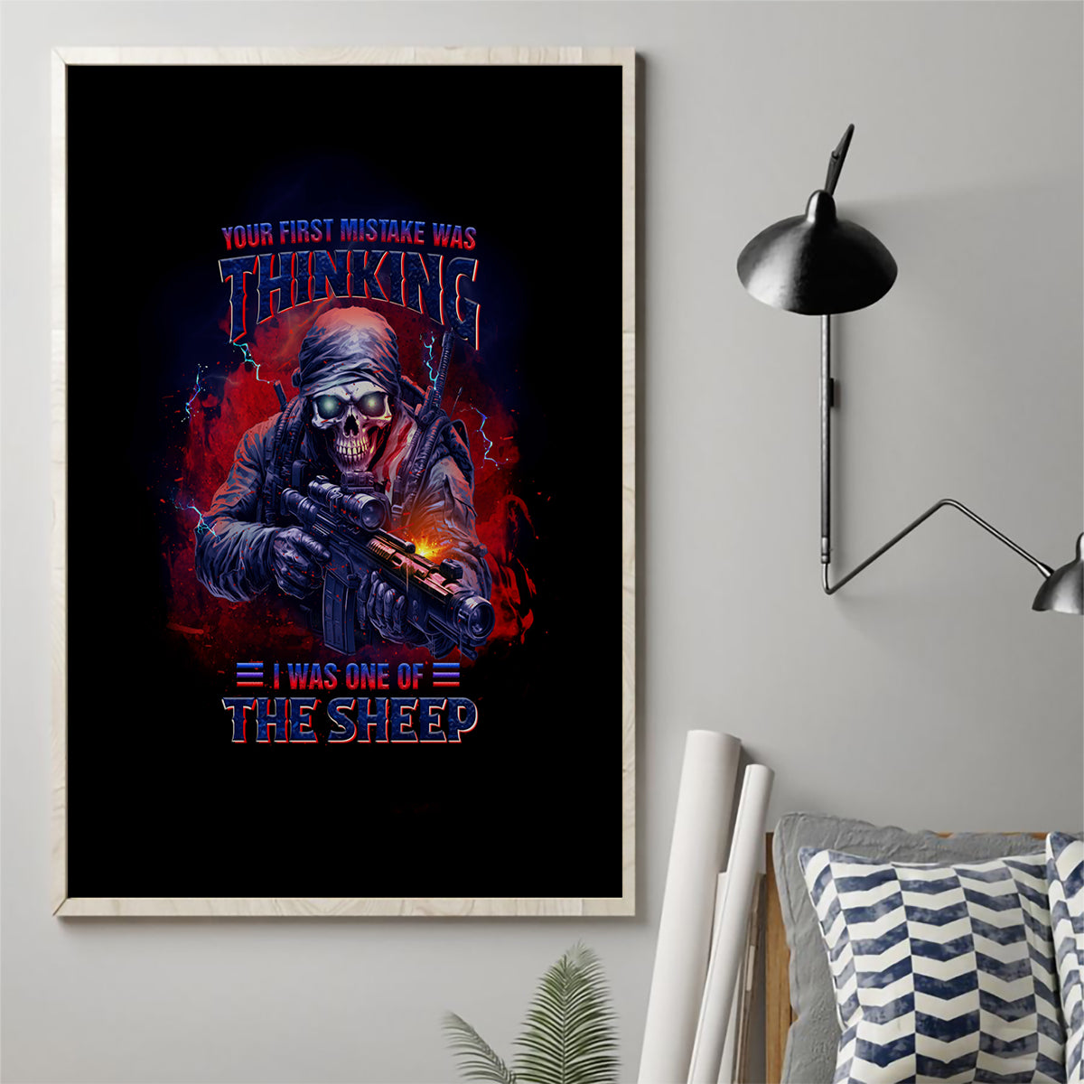 Your First Mistake Was Thinking Canvas Wall Art - Wonder Print Shop